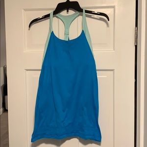 Lululemon Raserback Tank with Built in Bra